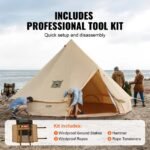 VEVOR Canvas Bell Tent - Image 4