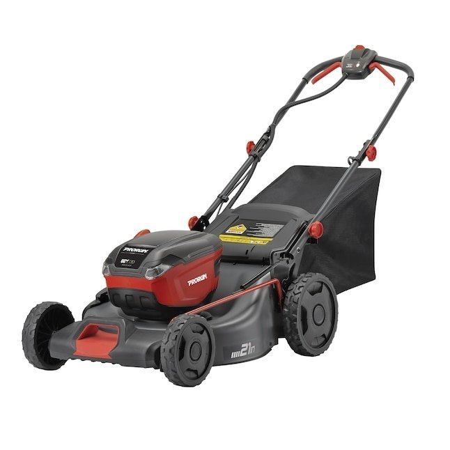 1a7f96dd-0cd8-452c-aafb-97b358d86e4b.jpeg PRORUN 60V 21-In. Steel Deck Cordless Push Lawn Mower with 2.5 Ah Battery and Charger - Image 1