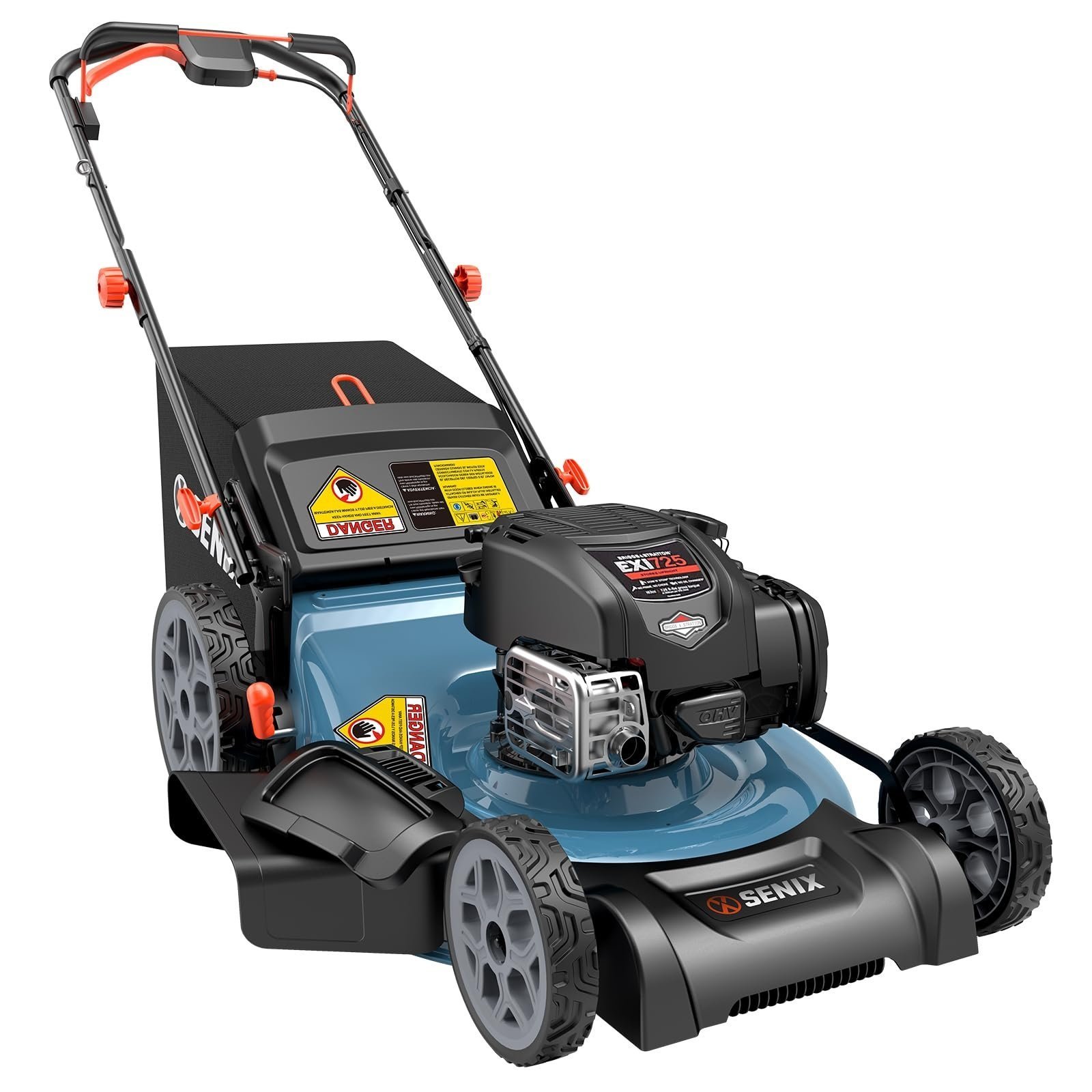 333.jpg SENIX LSSG-H2 22-Inch Self Propelled Gas Lawn Mower with 163 cc 4-Cycle Engine - Image 1