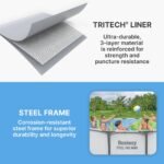 Bestway Steel Pro MAX 10 Foot x 30 Inch Round Metal Frame Above Ground Outdoor Backyard Swimming Pool Set with 330 GPH Filter Pump - Image 2
