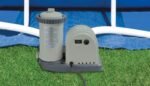 Intex 18' x 48" Inflatable Above Ground Swimming Pool with Ladder, Pump - Image 6