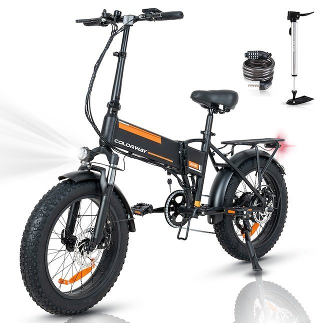 64875800.jpg Colorway ORANGE Electric Bike - Image 1