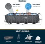 Bestway APX 365 18' x 9' x 52" Rectangular Above Ground Swimming Pool - Image 5
