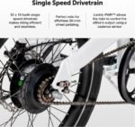 Lectric XP Lite Long-Range eBike Electric Commuter Bike - Image 3