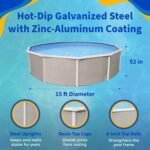 Blue Wave Belize 15' Round Above Ground Pool - Image 5