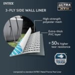 INTEX 26363EH Ultra XTR Deluxe Rectangular Above Ground Swimming Pool Set: 24ft x 12ft x 52in – Includes 2100 GPH Sand Filter Pump – Easy Assembly - Image 5
