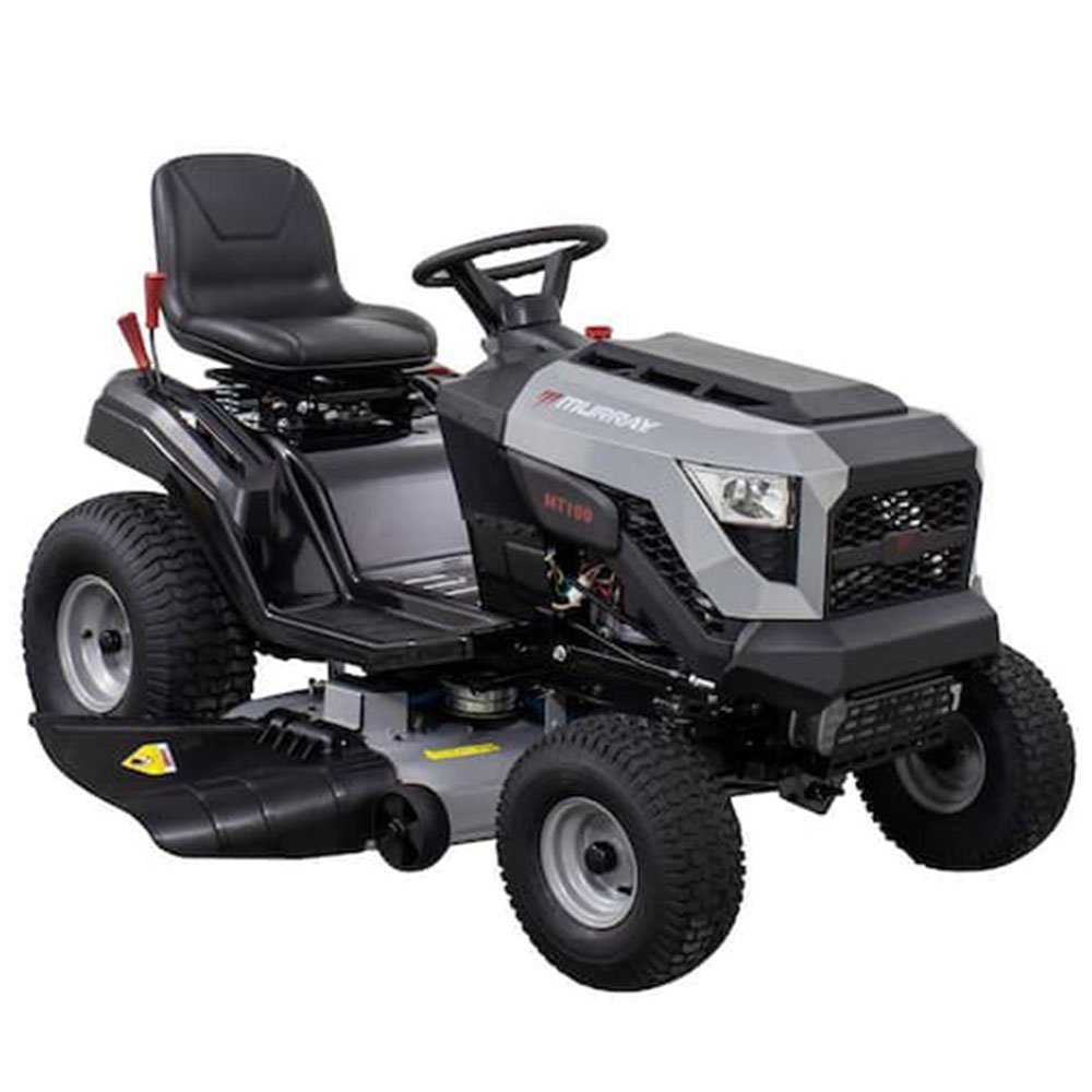 MUR_MT_100_FL.jpg Murray MT100 42 in. 13.5 HP 500cc E1350 Series Briggs and Stratton Engine 6-Speed Manual Gas Riding Lawn Tractor Mower - Image 1